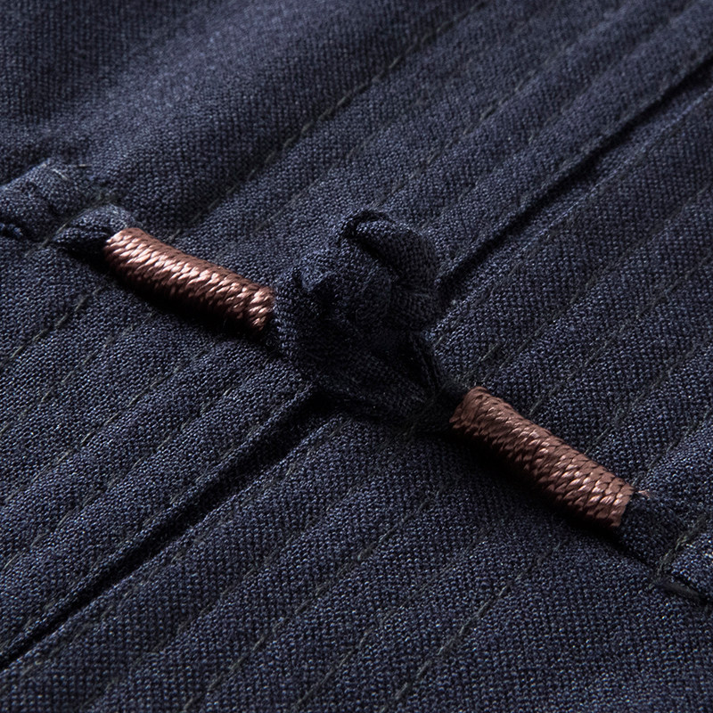 중국 스타일 당나라 정장 남성 의류 아빠 중국 반팔면 및 린넨 셔츠 할아버지 중년 및 노인 의류 아빠 정장 여름