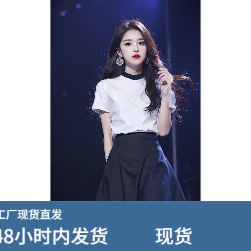 2026新款学院风简约休闲运动JK制服连衣裙子百褶裙两件套装女夏季