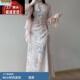 无袖 收腰长裙绝美套装 旗袍连衣裙女装 国风开衫 2025春夏新款 新中式