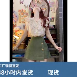 2026新款法式复古高级感韩版气质甜美连衣裙子短裙两件套装裙女夏