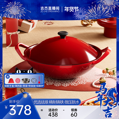 amercook珐琅锅家用铸铁炖锅炖盅砂锅煮汤锅海鲜不粘焖烧锅电磁炉