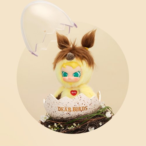 POPMART泡泡玛特 Dear Birds系列搪胶毛绒挂件盲盒手办展示盒礼物