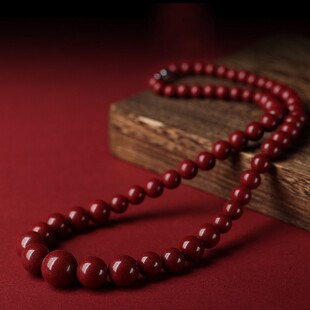 保真紫金砂女士朱砂项链锁骨链高含量帝王砂塔链饰品送母亲礼物