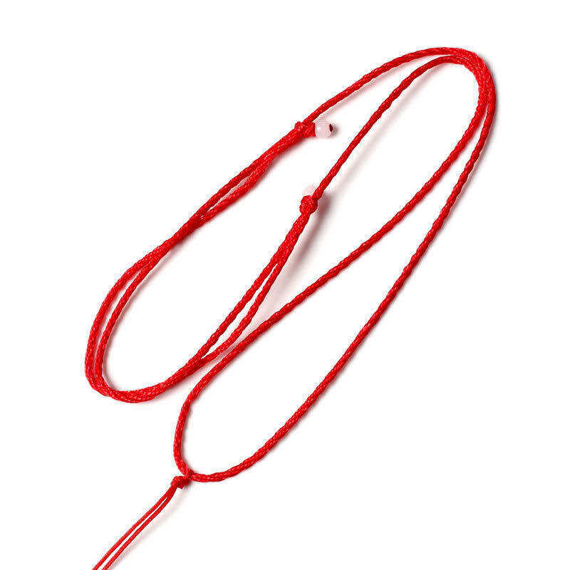 可调节挂绳项链红绳翡翠玉坠吊坠金器diy颈绳男女10条挂件绳挂坠