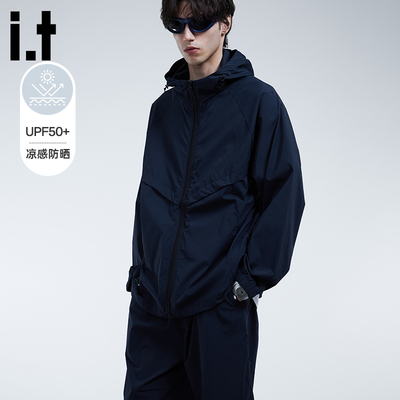 it izzue新款防晒衣男女款2025夏官方新款凉感防晒百搭户外夹克A