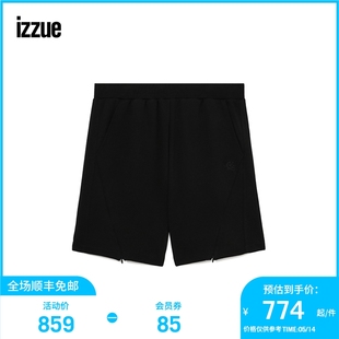 新款 izzue男装 2024夏季 6756S4M 宽松运动短裤 休闲舒适直筒裤