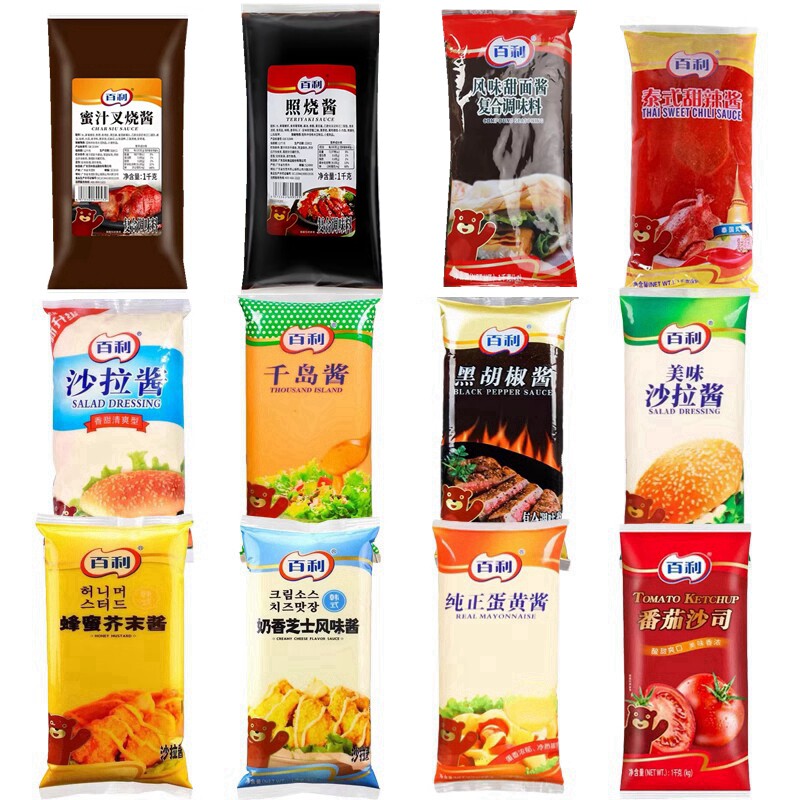 百利否沙拉酱广东水果蔬菜寿司图片