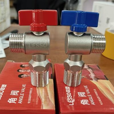 联塑大流量4分角阀304不锈钢三角阀纯铜阀芯冷热水阀门开关批发