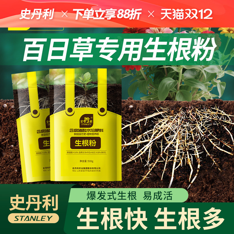 史丹利百日草专用生根粉快速生根