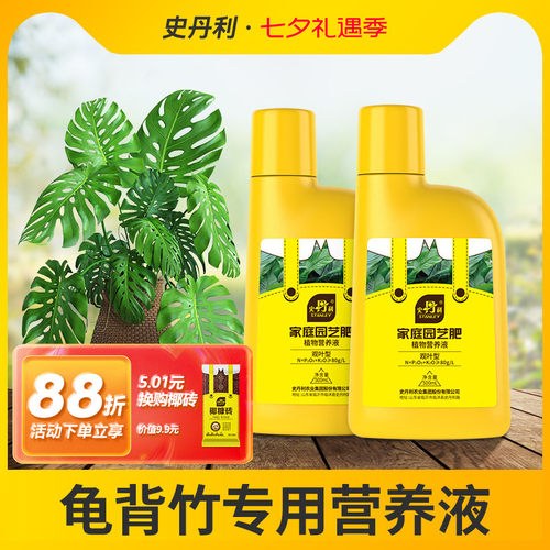 史丹利龟背竹营养液治黄叶