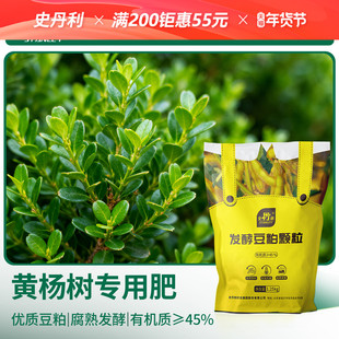 史丹利黄杨树专用肥发酵豆粕有机肥料盆栽种植绿植黄叶烂根通用型