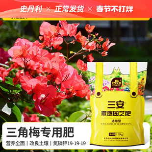 史丹利三角梅专用肥三安复合肥氮磷钾三元盆栽花卉植物喜酸花肥料