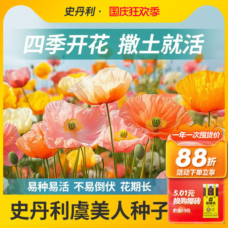 史丹利精选虞美人种子花色纯正图片