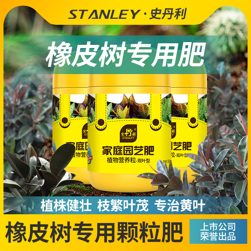 橡皮树肥料花肥黑金刚橡皮树专