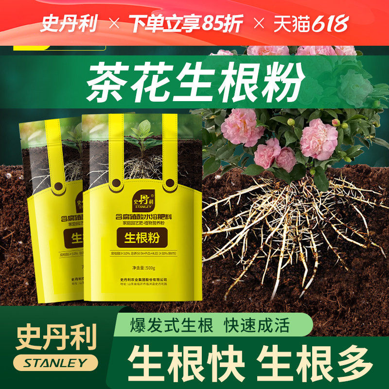 史丹利茶花快速生根粉桂花三角梅茉莉开花生根壮苗促花园艺花肥料