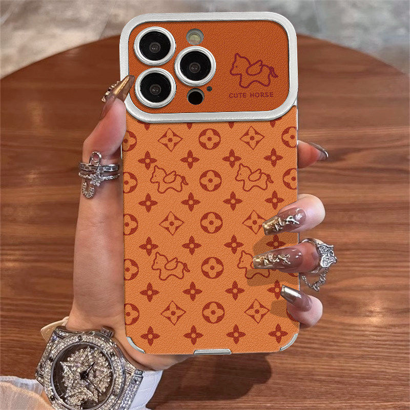 潮流花纹小马适用荣耀500手机壳女款荣耀400马年荣耀90个性荣耀magic8本命年荣耀70防摔荣耀X60大视窗小羊皮