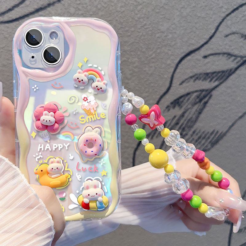 夏季立体公仔苹果14手机壳iphone13pro保护套12手链11promax卡通可爱兔子xsmax全包镜头xs创意7硅胶8plus软壳高性价比高么？
