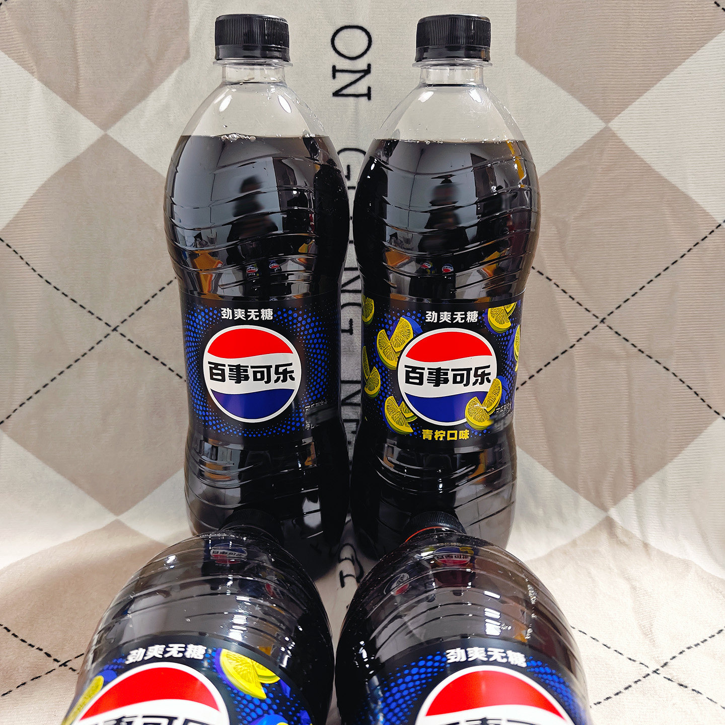 百事可乐劲爽无糖原味青柠味900ml带汽碳酸饮料夏季解暑解渴汽水