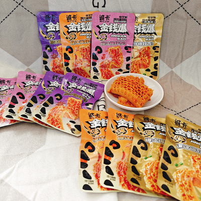 诚卡魔芋制金钱爆肚多口味零食