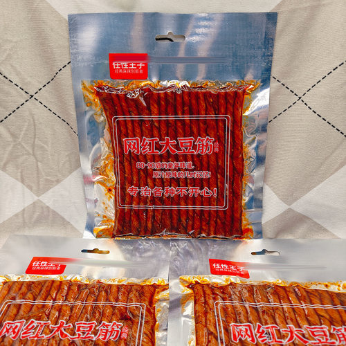 网红大豆筋140g办公休闲零食
