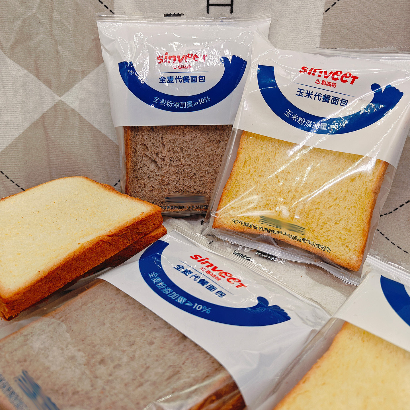 心思味特代餐面包玉米款全麦款