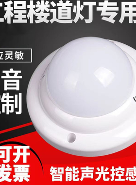 声控雷达人体地下室车库物业小区自动楼梯间庭院电梯口专用感应灯