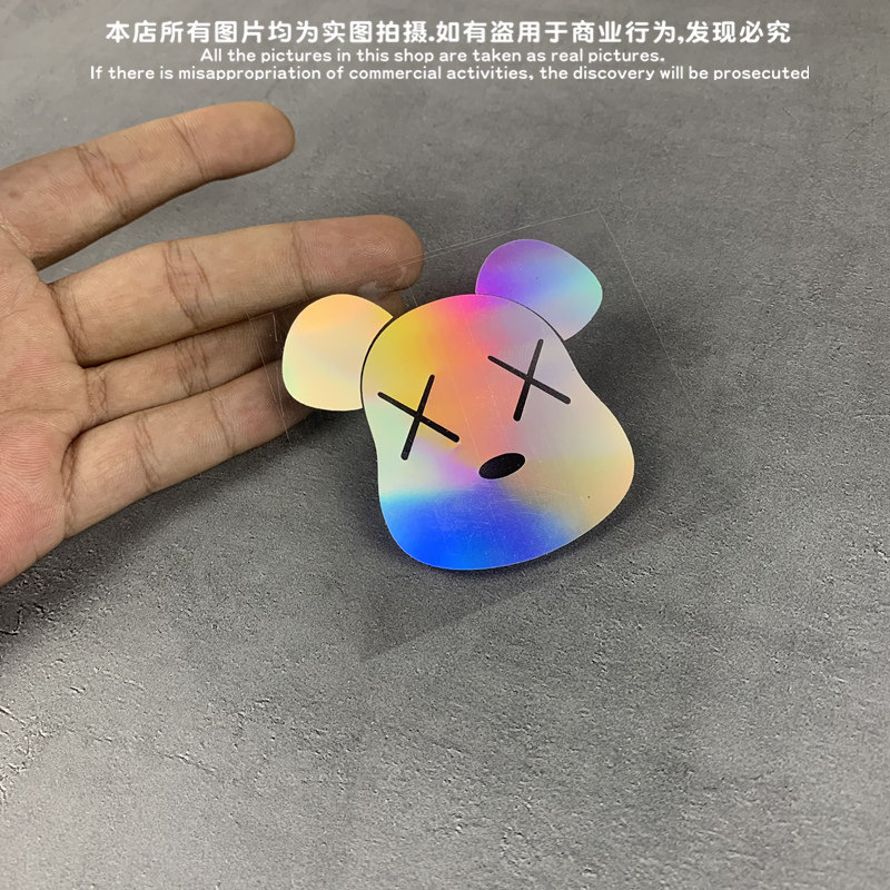 汽车贴纸 MOMO熊暴力熊 遮瑕贴行李箱笔记本贴机箱宝吉他防水贴纸