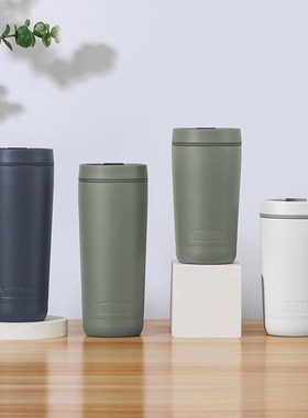 thermos膳魔师保温杯TCTS600 户外便携随行咖啡杯 桌面杯