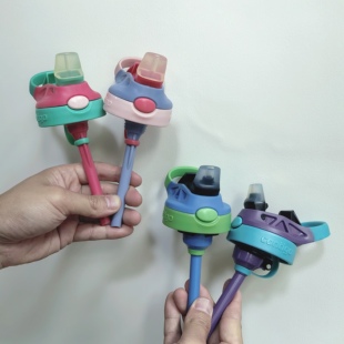 适配原装康迪克contigo儿童吸管杯保温杯吸嘴吸管配件防漏杯盖