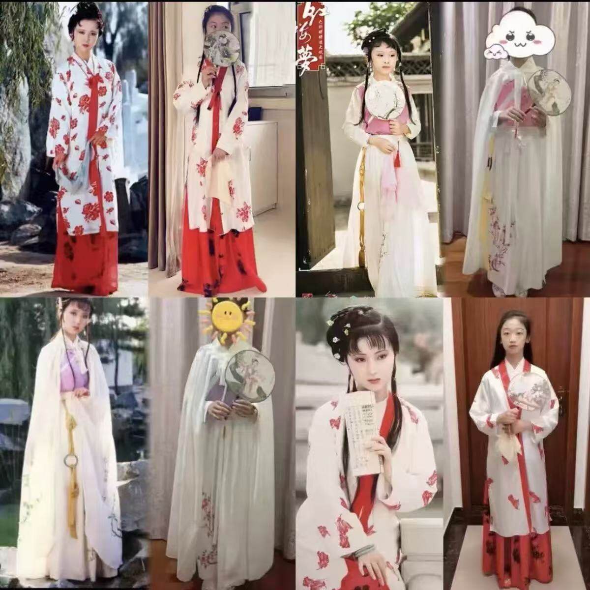 红楼梦87版贾宝玉 宝叉林黛玉服装 影视电视剧古装演出服宝琴汉服