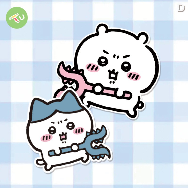 吉伊卡哇chiikawa卡通汽车贴纸