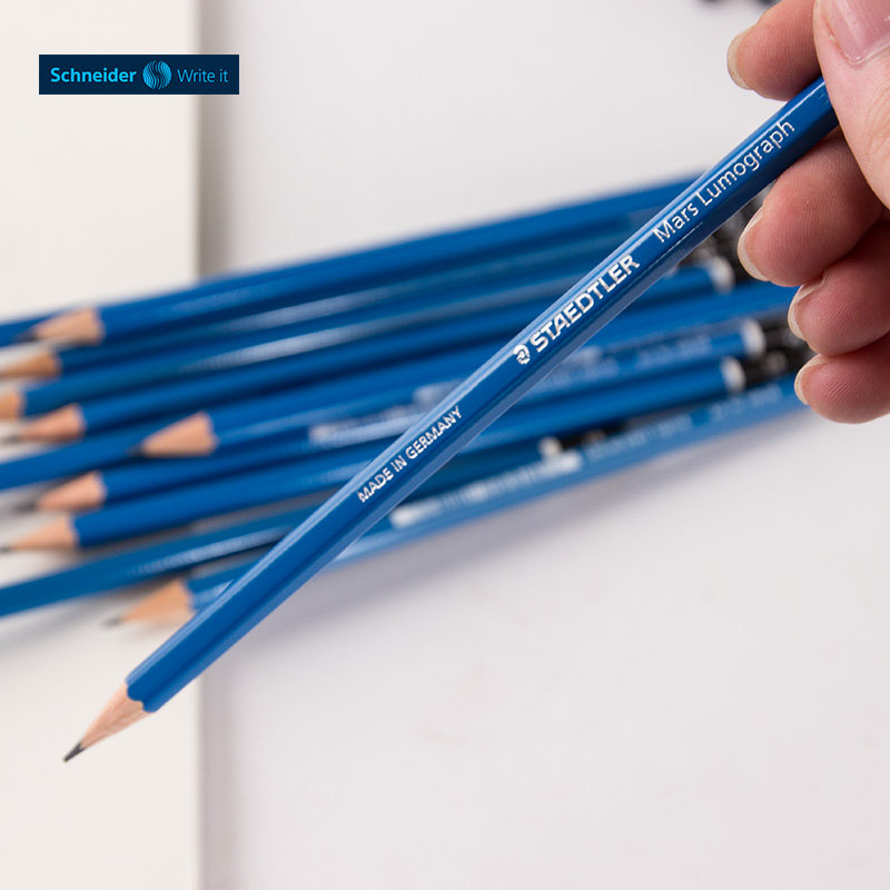 德国staedtler施德楼100蓝杆素描铅笔手绘设计笔绘图绘画笔速写笔
