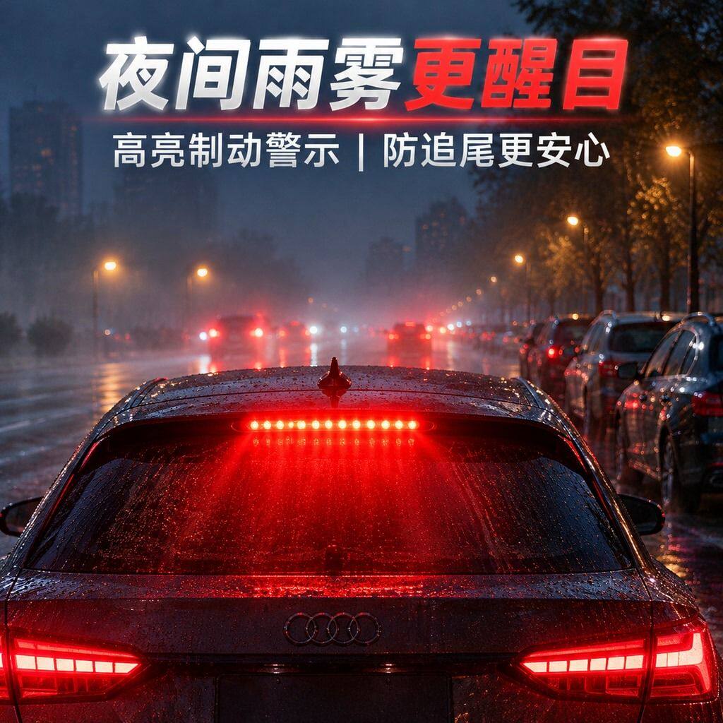 红色LED高位刹车灯板原车款