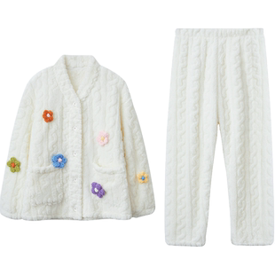 【断码清仓】女士春秋款红豆居家睡衣纯棉家居服短袖睡裙特惠夏季