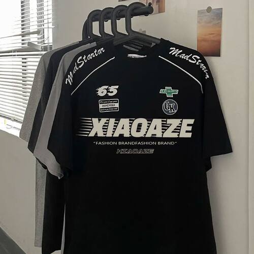 纯棉260克重磅宽松字母T恤