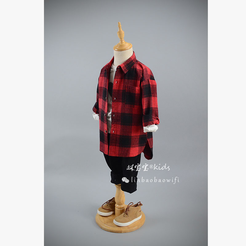 Chemise enfant LINBBKIDS à manche longue - Ref 2083152 Image 1
