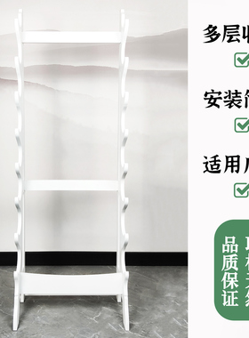 礼花架多层笛子架箫架武士刀架剑架剑托落地刀剑架兵器架鱼竿通用