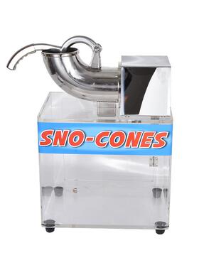 厂家销不锈钢77013全双刀电动容量亚克力碎冰机冰沙机直刨大冰机