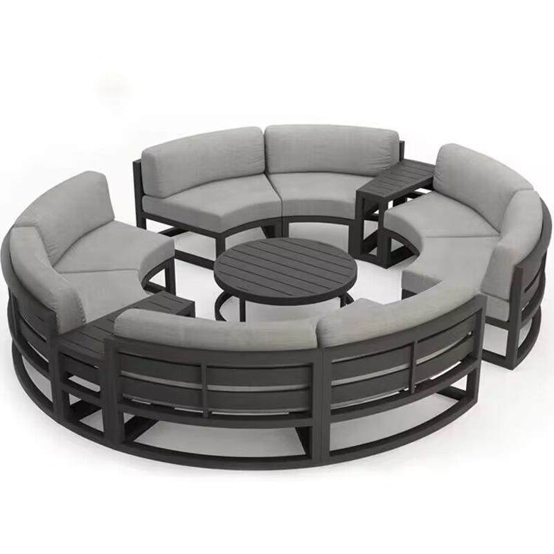 北欧56户外弧形沙发休发组合墅花园室外庭院闲铝别合金藤编沙组合,住宅家具,户外沙发,淘宝优惠券,粉丝福利购,淘宝优惠卷