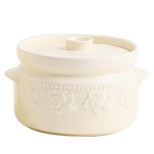 浮雕猪油罐用耐高温陶瓷盖厨房家装荤罐带过带滤网辣油椒油1ZY901