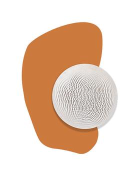 创个意师立体雕刻画别墅客厅玄关装性饰挂画QY0SW19酒店软装设计