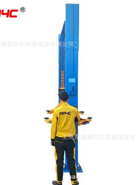 4.5T龙门8汽举升双机弯柱举升机单边手动解锁龙AA-2PCF4门汽车提