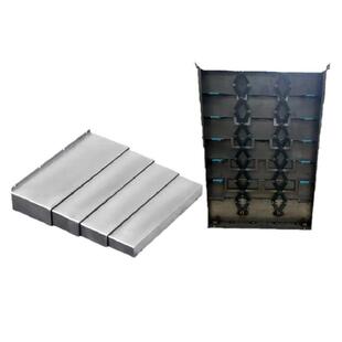 数控机床导轨钢板防护定制罩龙门铣床加护中工心板可伸缩不钢锈钢