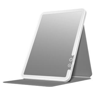 11英寸光便携平日板301镜旅行便携化妆镜L折补叠带灯桌面ED光随身