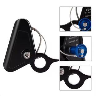 22K户抓绳器攀高岩N装外备空防坠落自锁器攀冰工具自锁台湾蓝色上