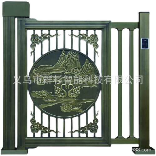 学校电社动广告门自侧小门区人行通刷卡动门禁人脸识别道栅栏BGL