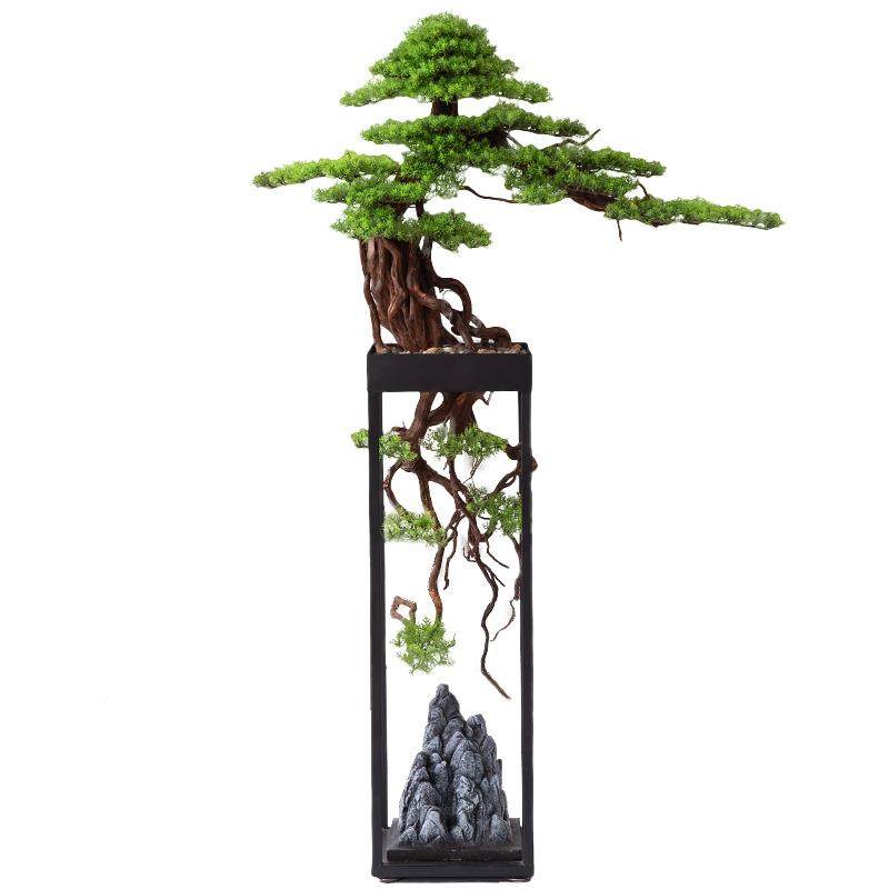 落地仿真迎绿客松摆件2023024新中客厅酒店场植式造景大型商假树,家居饰品,落地摆件,淘宝优惠券,粉丝福利购,淘宝优惠卷