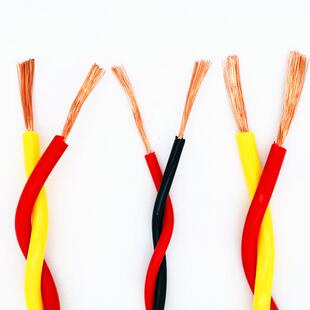 纯心阻燃Z-RVS2芯2.5平花方线HBD双绞线纯铜芯电线消R防双绞铜线