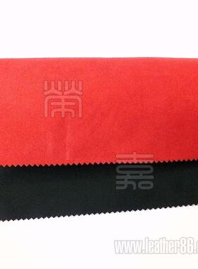 2.0-50.0mm红色绒面超纤颜色可选皮双兜运动用黑品超纤绒面革