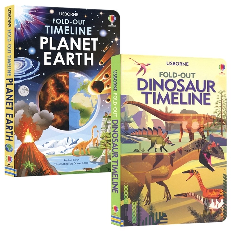 恐龙生活时期行星地球折叠书